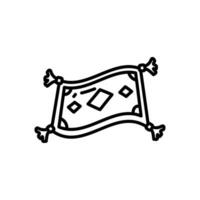 Magic Carpet icon in vector. Illustration vector