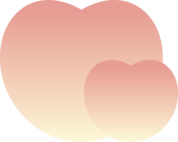 Cute sweet pink heart png