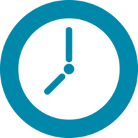 Clock time icon png