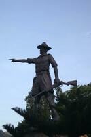 Gorontalo, Indonesia - September 07, 2022 -  Nani Wartabone Monument at Taruna Remaja Square photo