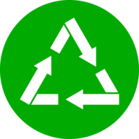 recycle teken eco icoon png