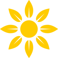 Sonne mit Linie Sonnenschein Licht Strahlen png