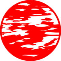 rood zon Japans png