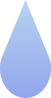 Blue water drop icon png