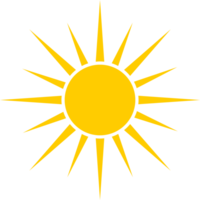Sun light ray icon PNG