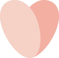 Cute sweet pink heart png