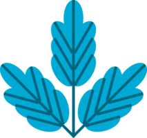 Blue leave tree png