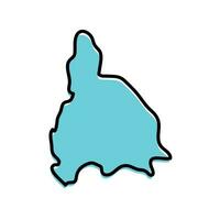 san juan estado mapa en vector forma. argentina país estado.