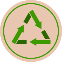 riciclare cartello eco icona png
