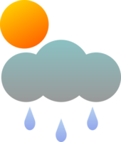 nube lluvia tormenta lluvioso temporada clima meteorología clima pronóstico icono png