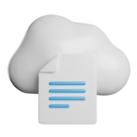 Cloud Document File png