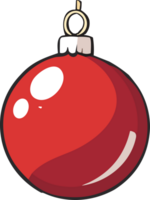 Natale ornamenti ai generativo png