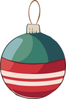 Navidad ornamento ai generativo png