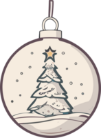 Christmas Ornaments AI Generative png