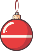 Navidad adornos ai generativo png