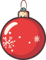 Christmas Ornaments AI Generative png