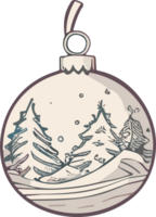 jul ornament ai generativ png