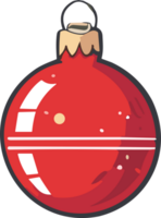 Christmas Ornaments AI Generative png