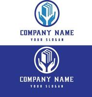 Real Estate Logo Design. Building logo Design. Home Logo Design. House Logo Design vector