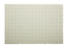 vecchio un' foglio di taccuino carta con griglia Linee su trasparente sfondo png file