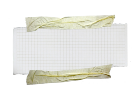 paper has grid lines torn into pieces on transparent background png file