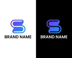 SU modern monogram tech and technology logo design vector