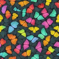 Colorful butterfly pattern ai generate photo