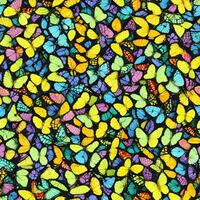 Colorful butterfly pattern ai generate photo