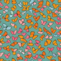 Colorful butterfly pattern ai generate photo