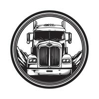 Truck Head Design Vector, Logoa Image vector