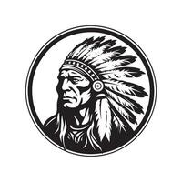 Apache Vector Image, Logo, Art And Design