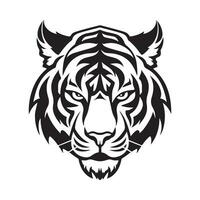 Tiger Head Vector Image, Desaign and Logo