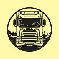 Truck Head Design Vector, Logoa Image vector