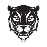 Tiger Head Vector Image, Desaign and Logo