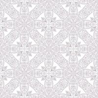 Seamless ethnic pattern with floral motives. Mandala print for fabric, textile, paper. vector