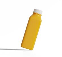 naranja jugo o zalamero jugo botella ilustración 3d hacer foto