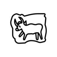 Lascaux icon in vector. Illustration vector