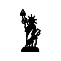 estatua de libertad icono en vector. ilustración vector