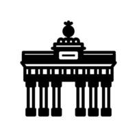 Brandenburg Gate  icon in vector. Illustration vector