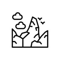 Mount Everest icon in vector. Illustration vector