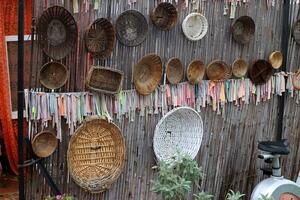 Old and antique items are sold at a flea market in Israel. photo