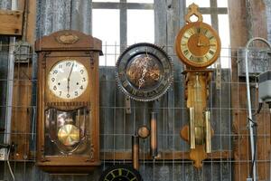 Old and antique items are sold at a flea market in Israel. photo