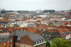 Copenhagen Denmark 18.05. 2023. Copenhagen, the capital of Denmark, is located on the offshore islands of Zealand and Amager. photo