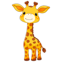 söt chibi giraff ai generativ png