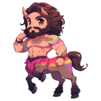 schattig chibi centaur ai generatief png