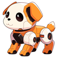 chibi futuristico cane ai generativo png