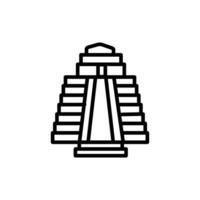 Tikal National park icon in vector. Illustration vector
