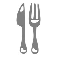 Spoon and fork PNG file