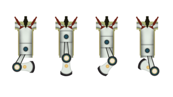 four stroke internal combustion engine, Four stroke engine, is an internal combustion engine in which the piston completes four separate strokes while turning the crankshaft png