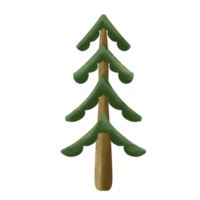 cortar fuera pino árbol png